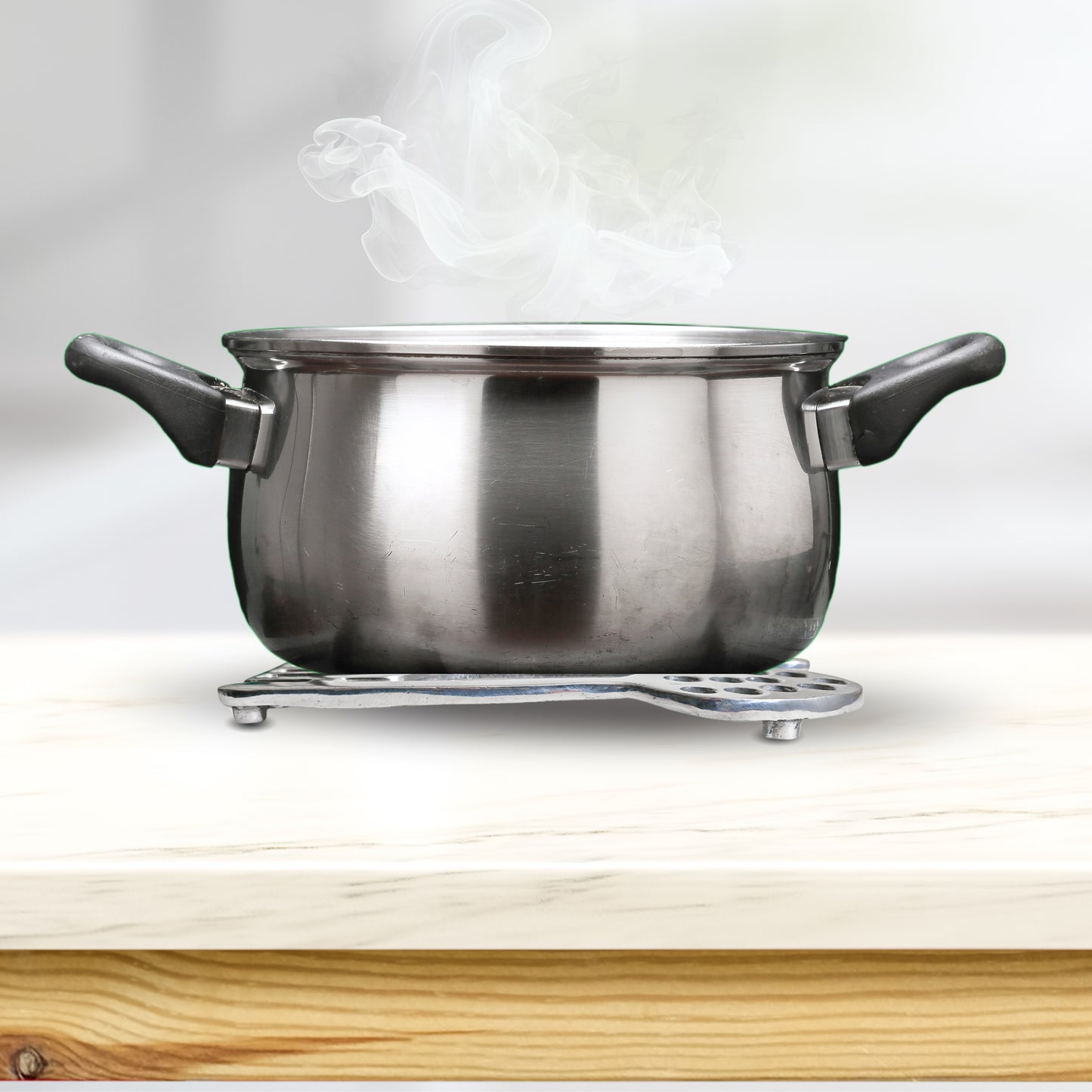 Trivet, Handcrafted Pewter Hot Pan Holder