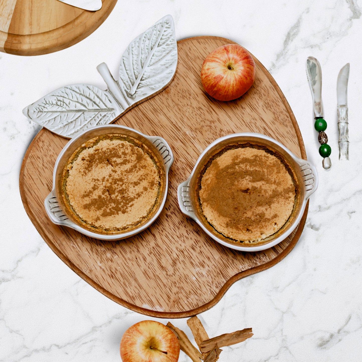 Apple Shaped Wooden Cutting Board