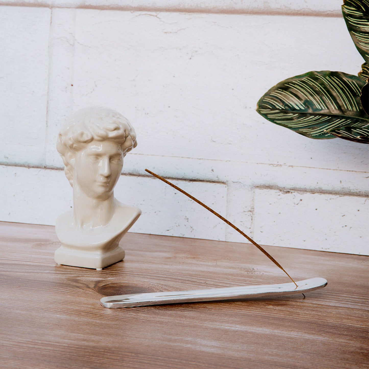 Silver Incense Holder - Pewter Minimalist Incense Burner