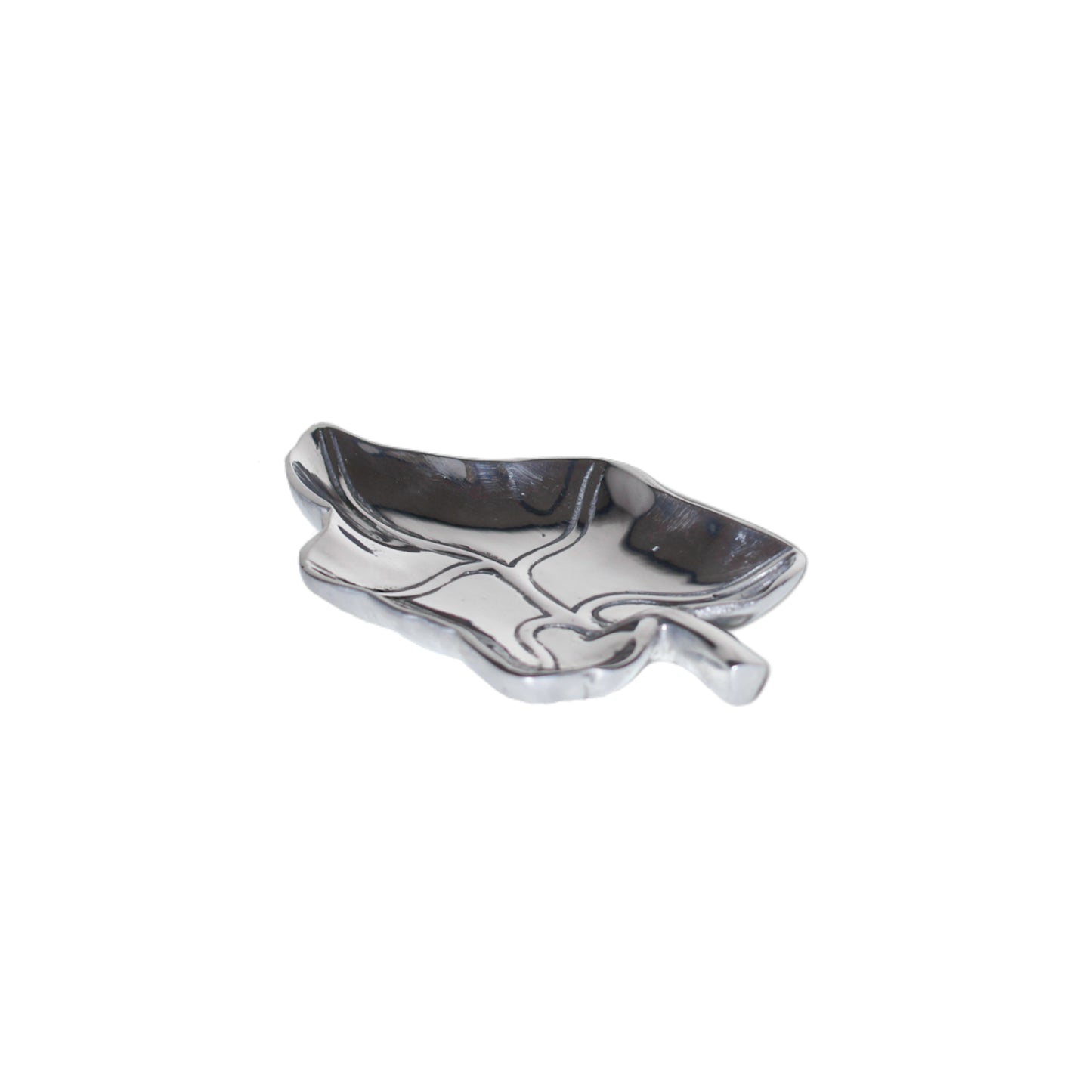 Leaf Decorative Tray – Small Pewter Leaf Tray