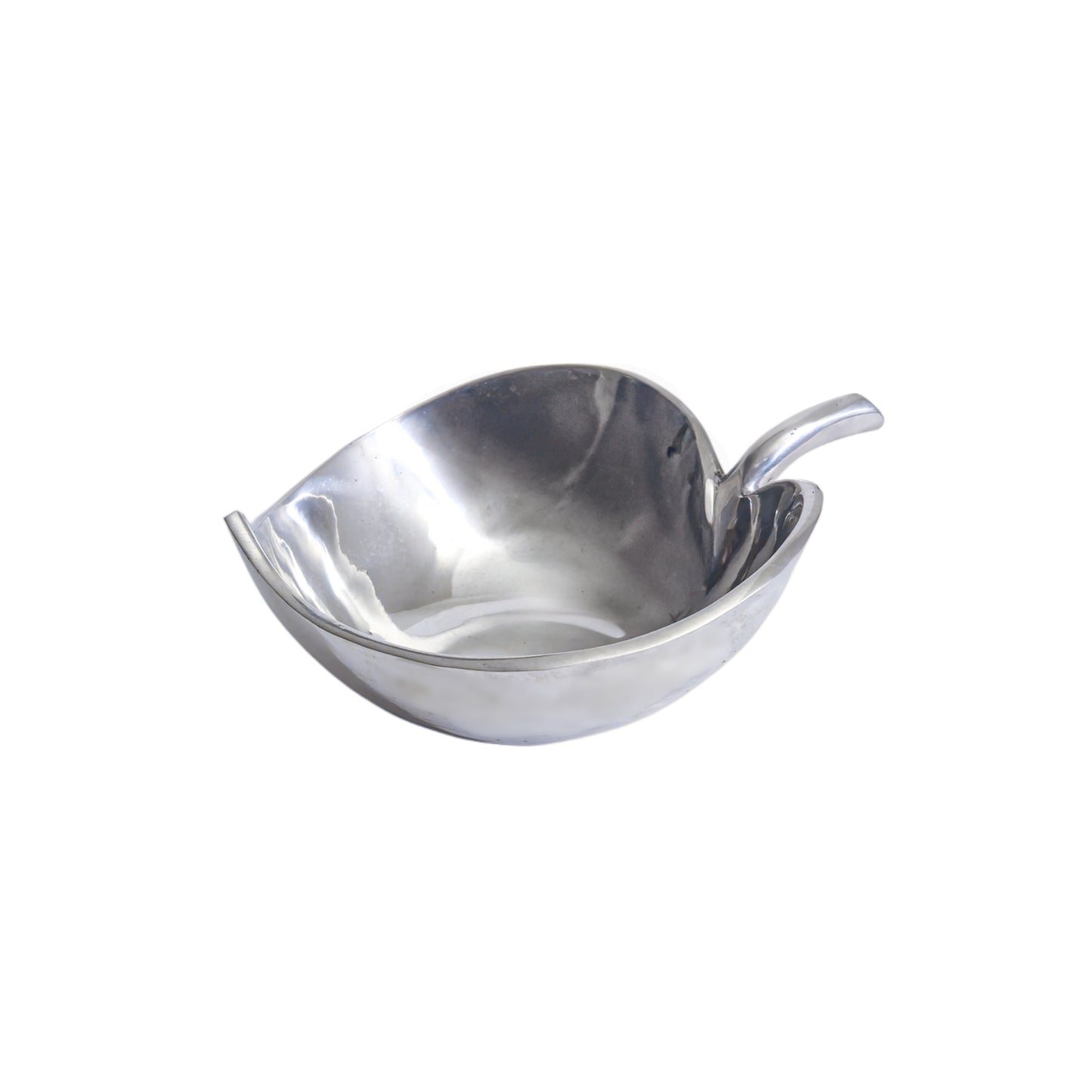 Pewter Apple-Shaped Serving Bowl