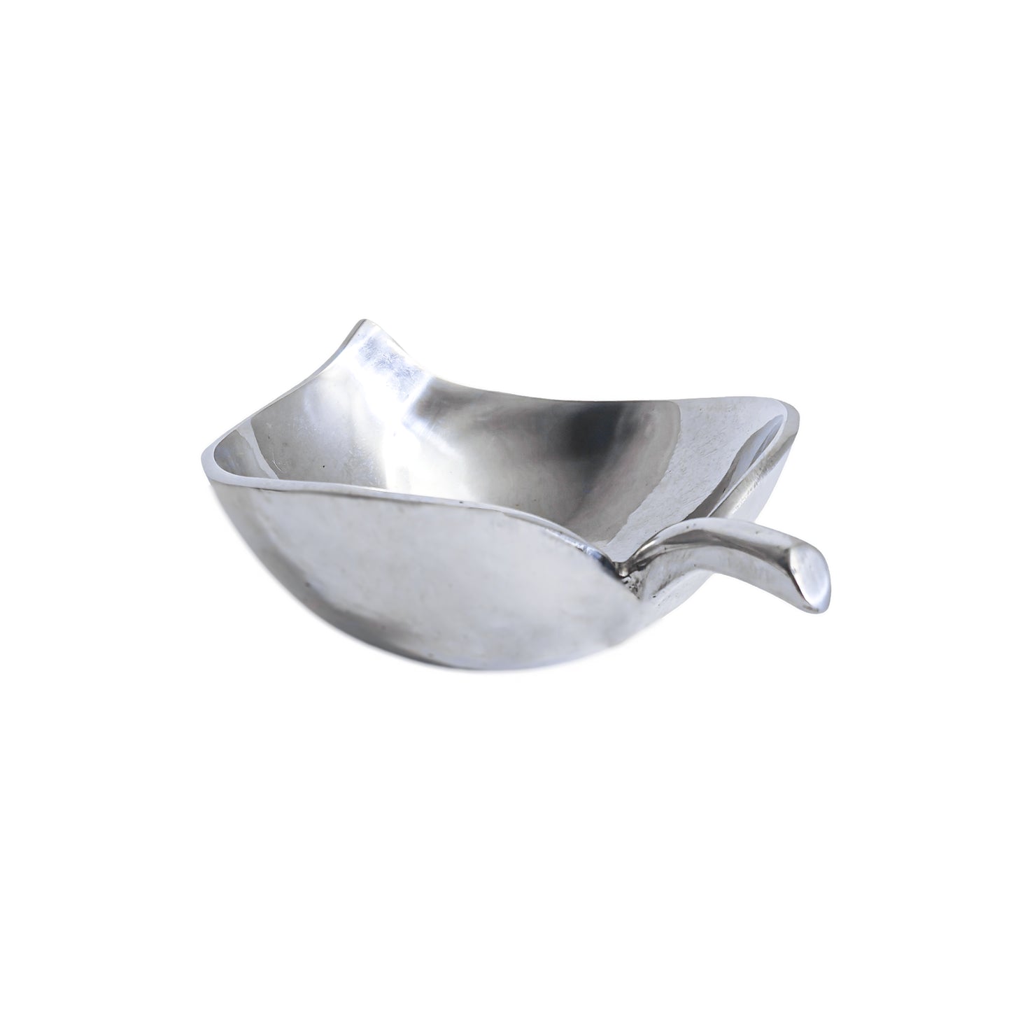 Pewter Apple-Shaped Serving Bowl