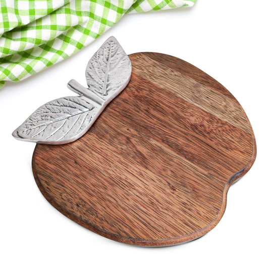 Apple Shaped Wooden Cutting Board
